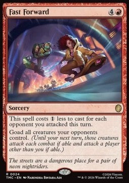 Fast Forward - Commander: Teenage Mutant Ninja Turtles (Rare) [TMC-24]