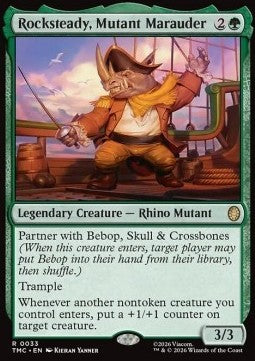 Rocksteady, Mutant Marauder - Commander: Teenage Mutant Ninja Turtles (Rare) [TMC-33]