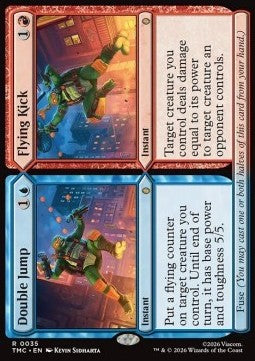 Double Jump // Flying Kick - Commander: Teenage Mutant Ninja Turtles (Rare) [TMC-35]
