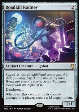 Roadkill Rodney - Commander: Teenage Mutant Ninja Turtles (Rare) [TMC-41]