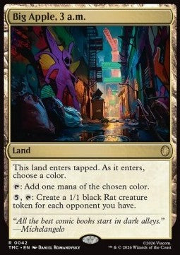 Big Apple, 3 a.m. - Commander: Teenage Mutant Ninja Turtles (Rare) [TMC-42]