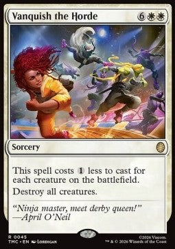 Vanquish the Horde - Commander: Teenage Mutant Ninja Turtles (Rare) [TMC-45]