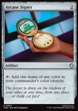 Arcane Signet - Commander: Teenage Mutant Ninja Turtles (Uncommon) [TMC-57]