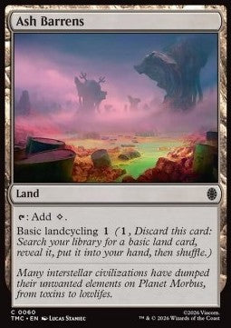 Ash Barrens - Commander: Teenage Mutant Ninja Turtles (Common) [TMC-60]