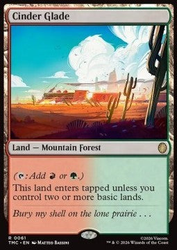 Cinder Glade - Commander: Teenage Mutant Ninja Turtles (Rare) [TMC-61]