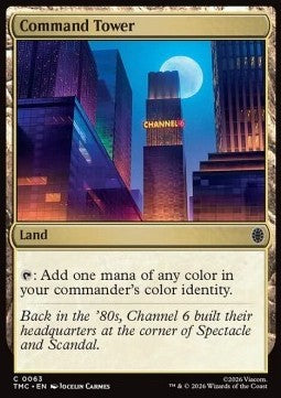 Command Tower - Commander: Teenage Mutant Ninja Turtles (Common) [TMC-63]