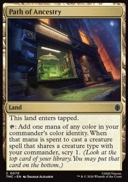 Path of Ancestry - Commander: Teenage Mutant Ninja Turtles (Common) [TMC-70]