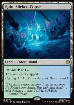 Rain-Slicked Copse - Commander: Teenage Mutant Ninja Turtles (Rare) [TMC-71]