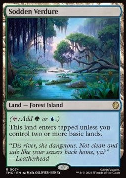 Sodden Verdure - Commander: Teenage Mutant Ninja Turtles (Rare) [TMC-74]