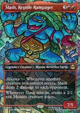 Slash, Reptile Rampager - Teenage Mutant Ninja Turtles: Extras (Rare) [XTMT-208]