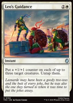 Leo's Guidance - Commander: Teenage Mutant Ninja Turtles: Extras (Uncommon) [XTMC-102]