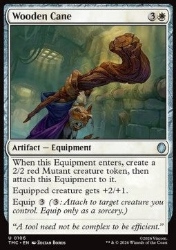 Wooden Cane - Commander: Teenage Mutant Ninja Turtles: Extras (Uncommon) [XTMC-106]