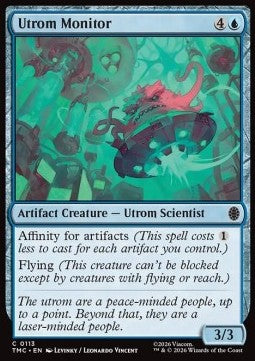 Utrom Monitor - Commander: Teenage Mutant Ninja Turtles: Extras (Common) [XTMC-113]