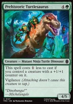 Prehistoric Turtlesaurus - Commander: Teenage Mutant Ninja Turtles: Extras (Common) [XTMC-127]