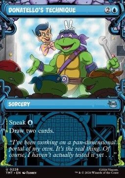 Donatello's Technique - Teenage Mutant Ninja Turtles: Extras (Uncommon) [XTMT-228]