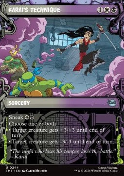 Karai's Technique - Teenage Mutant Ninja Turtles: Extras (Uncommon) [XTMT-244]