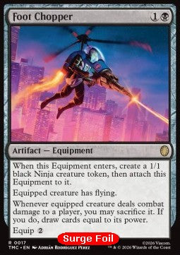 Foot Chopper - Commander: Teenage Mutant Ninja Turtles: Extras (Rare) [XTMC-17]