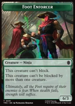 Foot Enforcer Token (Green 6/3)