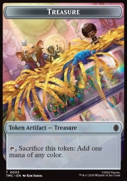 Treasure Token // Robot Token (A 1/1) - Teenage Mutant Ninja Turtles: Tokens (Token) [TTMT-CT 3/10]