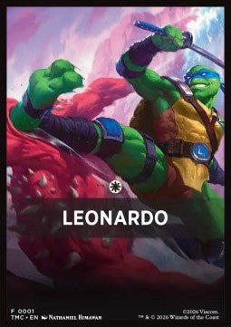 Turtle Team Up Theme Card: Leonardo