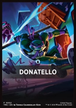 Turtle Team Up Theme Card: Donatello