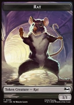 Rat Token (B 1/1) // Mutagen Token - Teenage Mutant Ninja Turtles: Tokens (Token) [TTMT-T 6/9]