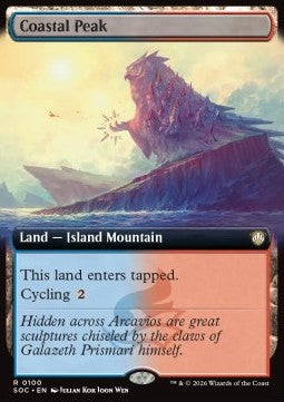 Coastal Peak - Commander: Secrets of Strixhaven: Extras (Rare) [XSOC-100]