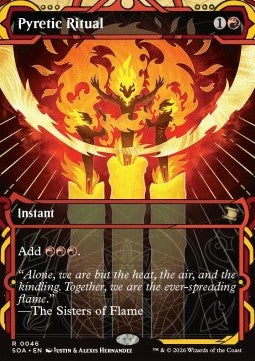 Pyretic Ritual (V.1) - Secrets of Strixhaven: Mystical Archive (Rare) [SOA-46]