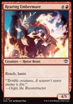 Rearing Embermare - Secrets of Strixhaven (Common) [SOS-127]