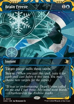 Brain Freeze (V.1) - Secrets of Strixhaven: Mystical Archive (Rare) [SOA-13]