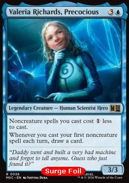 Valeria Richards, Precocious