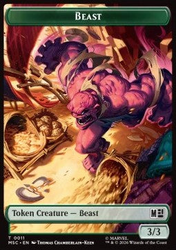 Beast Token (G 3/3) // Rhino Token (G 4/4) (V.1)