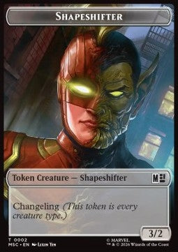 Shapeshifter Token (C 3/2) // Villain Token (B 2/1) (V.1)