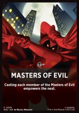 Jumpstart Pack Summary Card: Master of Evil