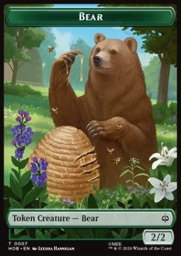 Bear Token (G 2/2) // Stone Boulder Token (A 3/1)
