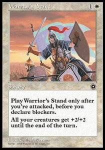 Warrior's Stand - Portal Second Age (Uncommon)